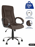 ELLY (Элли) SORO-28 Кресло руководителя офисное ткань коричневая от интернет магазина Новый Стиль Киров