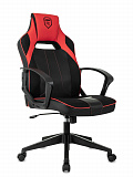 Бюрократ (Зомби) ZOMBIE 400 BR Игровое кресло экокожа черная/красная, ткань черная от интернет магазина Новый Стиль Киров