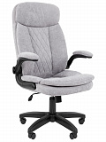 Chairman 533 HOME Офисное кресло руководителя велюр S светло-серый от интернет магазина Новый Стиль Киров