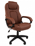 Chairman 432 Компьютерное кресло руководителя экокожа коричневая от интернет магазина Новый Стиль Киров