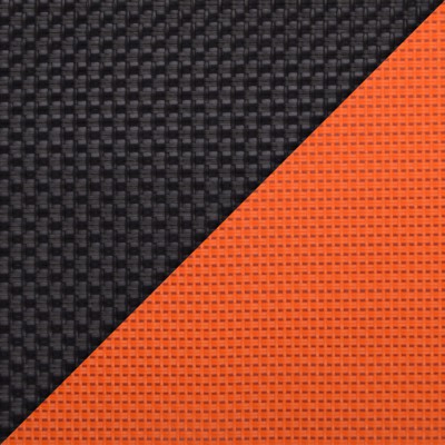 сетчатая ткань мелкая, черная + оранжевая