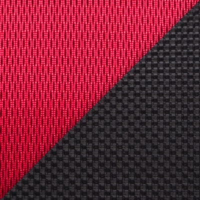 ткань-сетка 20, черная + ткань-сетка 22, красная