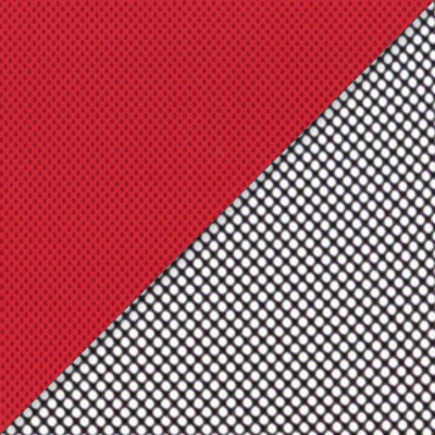 ткань TW, красная + сетка, черная