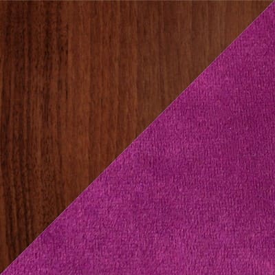 каркас темный орех + ткань 26, пурпурная