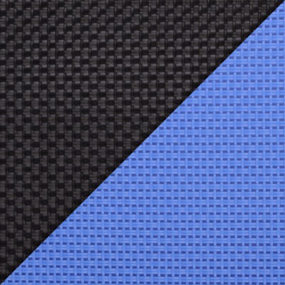 сетчатая ткань мелкая, черная + васильковая